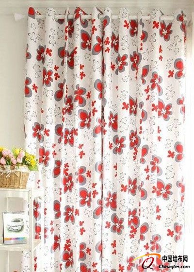 宜家现代简约风格，全棉窗帘定做米莱的花朵