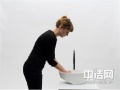 Un Lavabo倾斜水槽 方便弱势群体的卫浴